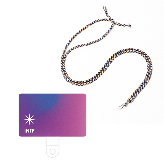 スマホショルダータグ［ オリジナル - INTP 論理学者 - グラデーション ］