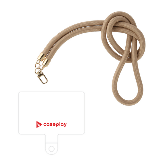 スマホショルダータグ［ オリジナル - caseplayロゴ - レッド/A ］