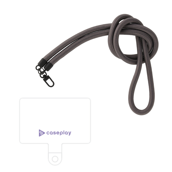 スマホショルダータグ［ オリジナル - caseplayロゴ - パープル/A ］