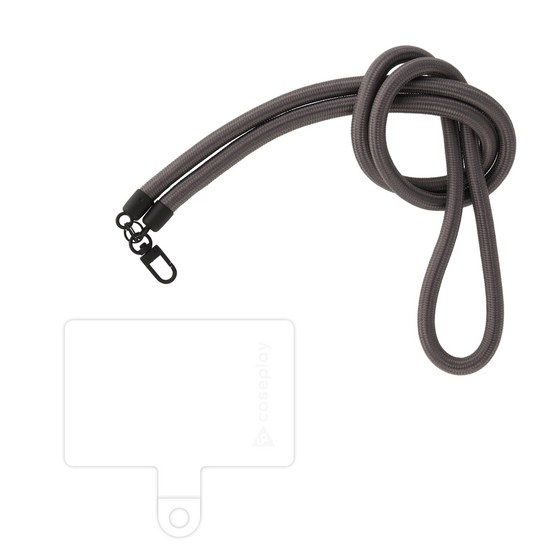 スマホショルダータグ［ オリジナル - caseplayロゴ - ホワイト/B ］