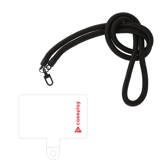 スマホショルダータグ［ オリジナル - caseplayロゴ - レッド/B ］