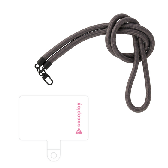 スマホショルダータグ［ オリジナル - caseplayロゴ - ピンク/B ］