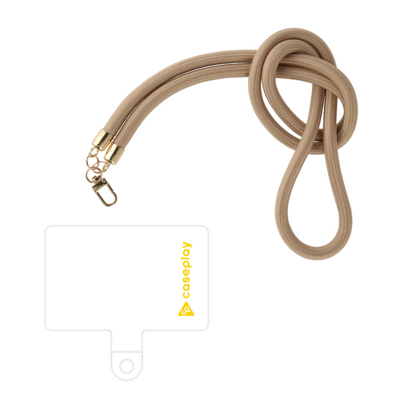 スマホショルダータグ［ オリジナル - caseplayロゴ - イエロー/B ］