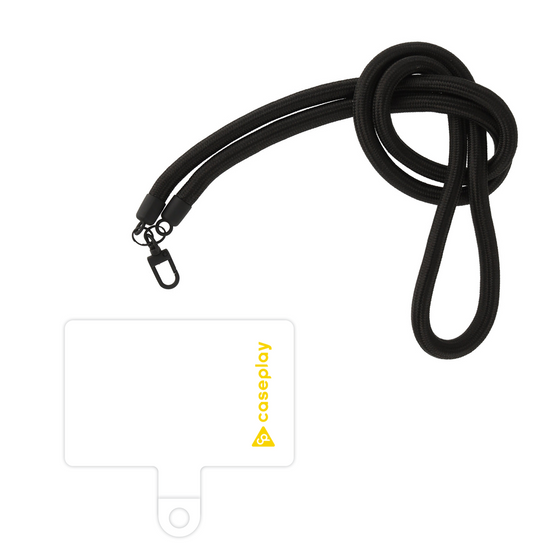 スマホショルダータグ［ オリジナル - caseplayロゴ - イエロー/B ］