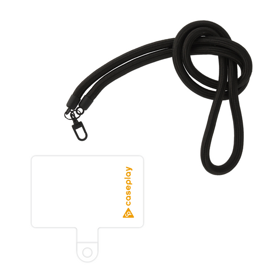 スマホショルダータグ［ オリジナル - caseplayロゴ - オレンジ/B ］