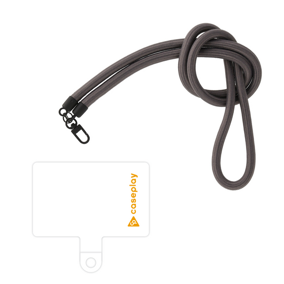 スマホショルダータグ［ オリジナル - caseplayロゴ - オレンジ/B ］