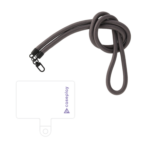 スマホショルダータグ［ オリジナル - caseplayロゴ - パープル/B ］