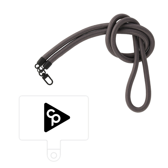 スマホショルダータグ［ オリジナル - caseplayロゴ - ブラック/C ］