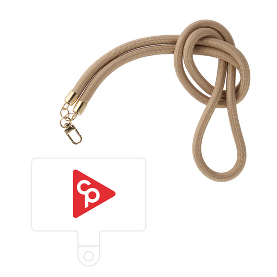 スマホショルダータグ［ オリジナル - caseplayロゴ - レッド/C ］