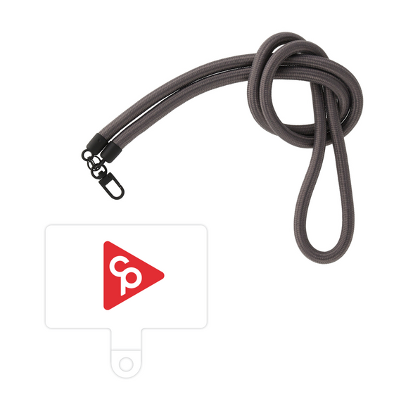 スマホショルダータグ［ オリジナル - caseplayロゴ - レッド/C ］