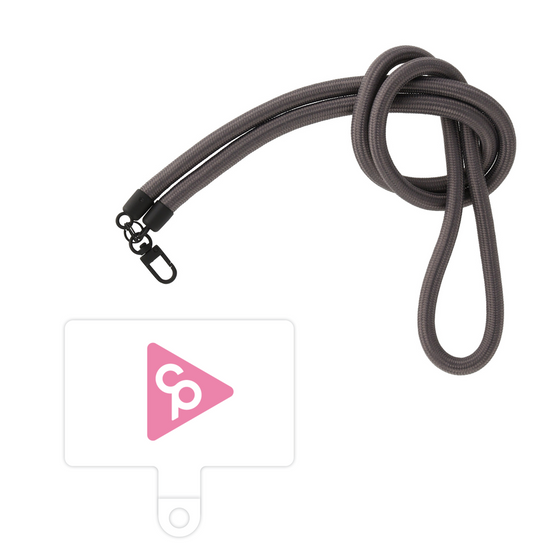 スマホショルダータグ［ オリジナル - caseplayロゴ - ピンク/C ］