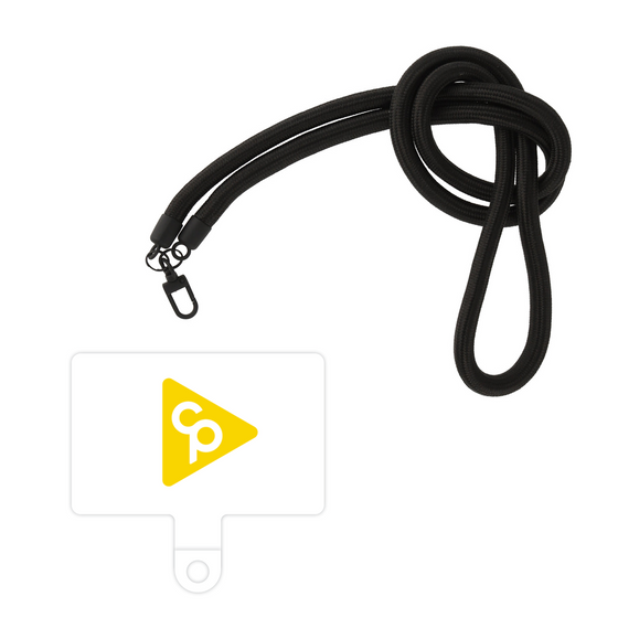 スマホショルダータグ［ オリジナル - caseplayロゴ - イエロー/C ］