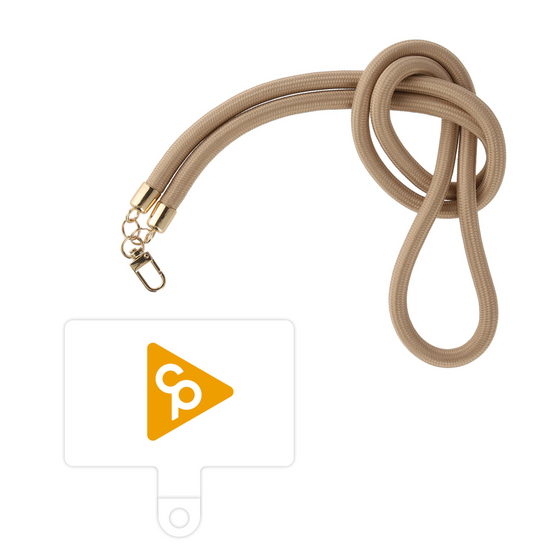 スマホショルダータグ［ オリジナル - caseplayロゴ - オレンジ/C ］