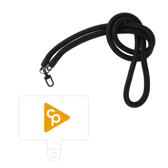 スマホショルダータグ［ オリジナル - caseplayロゴ - オレンジ/C ］