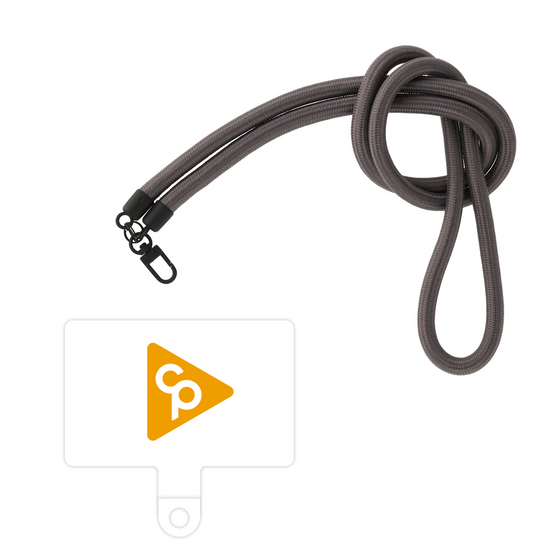 スマホショルダータグ［ オリジナル - caseplayロゴ - オレンジ/C ］