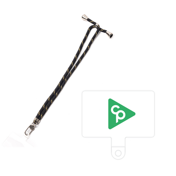 スマホショルダータグ［ オリジナル - caseplayロゴ - グリーン/C ］