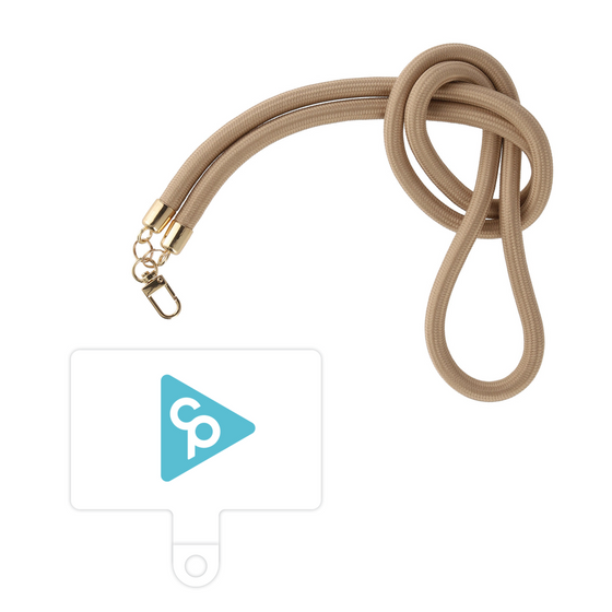 スマホショルダータグ［ オリジナル - caseplayロゴ - ライトブルー/C ］