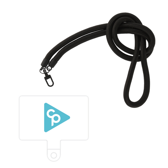 スマホショルダータグ［ オリジナル - caseplayロゴ - ライトブルー/C ］