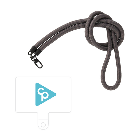 スマホショルダータグ［ オリジナル - caseplayロゴ - ライトブルー/C ］