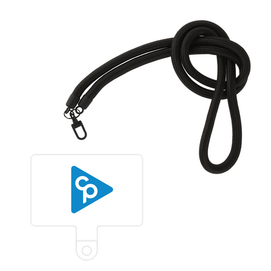 スマホショルダータグ［ オリジナル - caseplayロゴ - ブルー/C ］