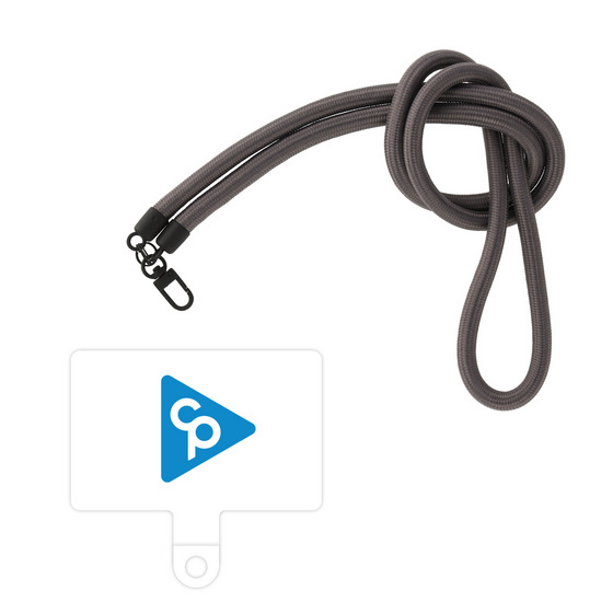 スマホショルダータグ［ オリジナル - caseplayロゴ - ブルー/C ］