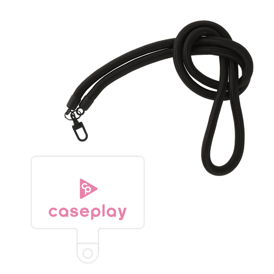 スマホショルダータグ［ オリジナル - caseplayロゴ - ピンク/D ］