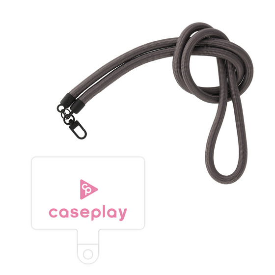 スマホショルダータグ［ オリジナル - caseplayロゴ - ピンク/D ］