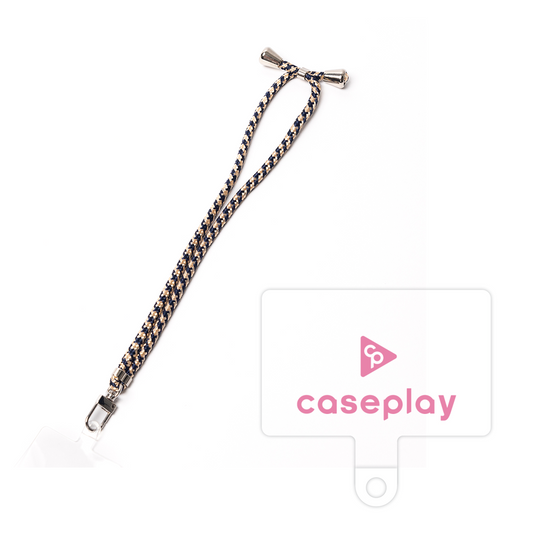 スマホショルダータグ［ オリジナル - caseplayロゴ - ピンク/D ］