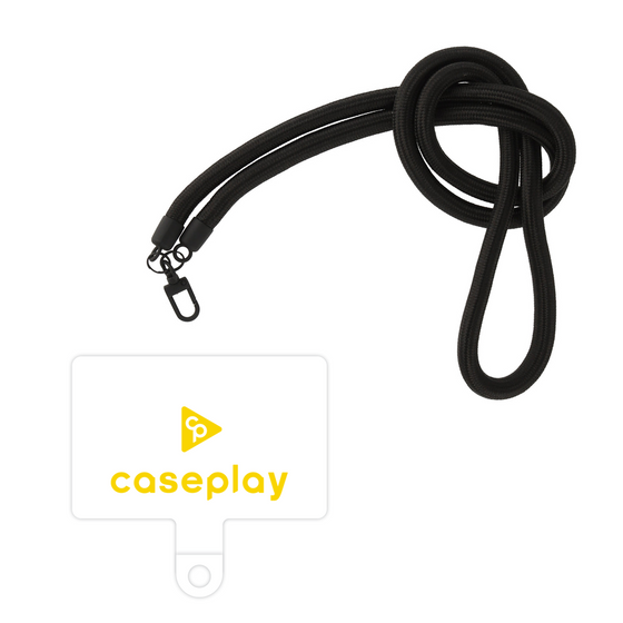 スマホショルダータグ［ オリジナル - caseplayロゴ - イエロー/D ］