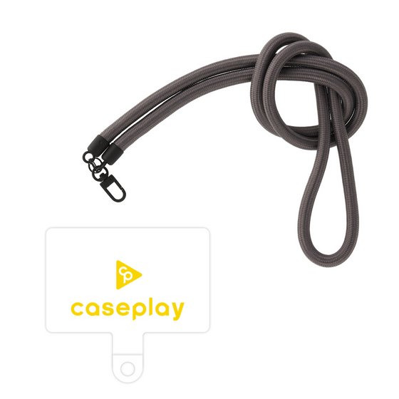 スマホショルダータグ［ オリジナル - caseplayロゴ - イエロー/D ］