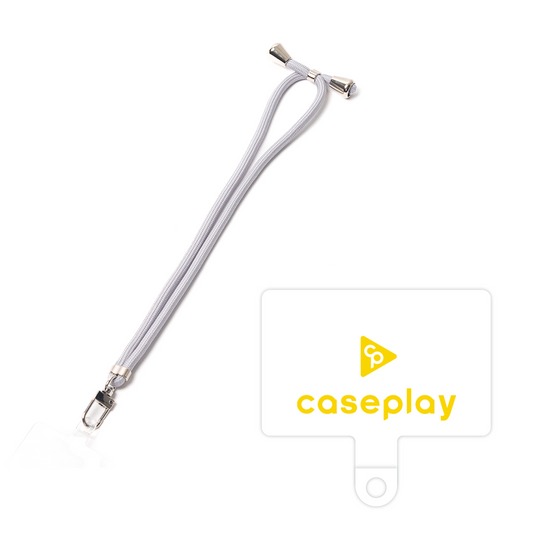 スマホショルダータグ［ オリジナル - caseplayロゴ - イエロー/D ］