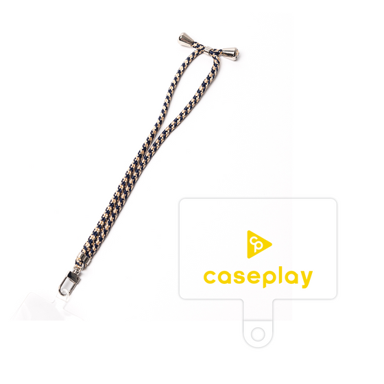 スマホショルダータグ［ オリジナル - caseplayロゴ - イエロー/D ］