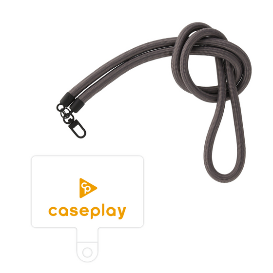 スマホショルダータグ［ オリジナル - caseplayロゴ - オレンジ/D ］