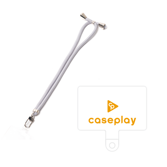 スマホショルダータグ［ オリジナル - caseplayロゴ - オレンジ/D ］