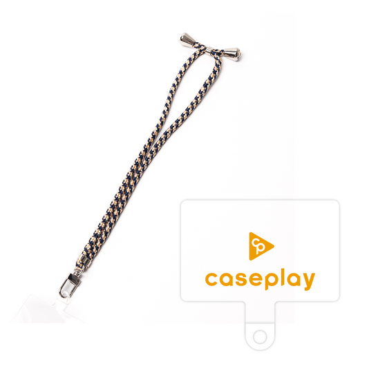 スマホショルダータグ［ オリジナル - caseplayロゴ - オレンジ/D ］