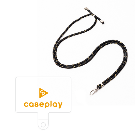 スマホショルダータグ［ オリジナル - caseplayロゴ - オレンジ/D ］