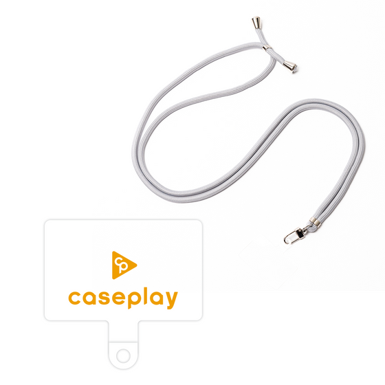 スマホショルダータグ［ オリジナル - caseplayロゴ - オレンジ/D ］