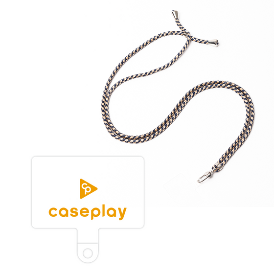 スマホショルダータグ［ オリジナル - caseplayロゴ - オレンジ/D ］