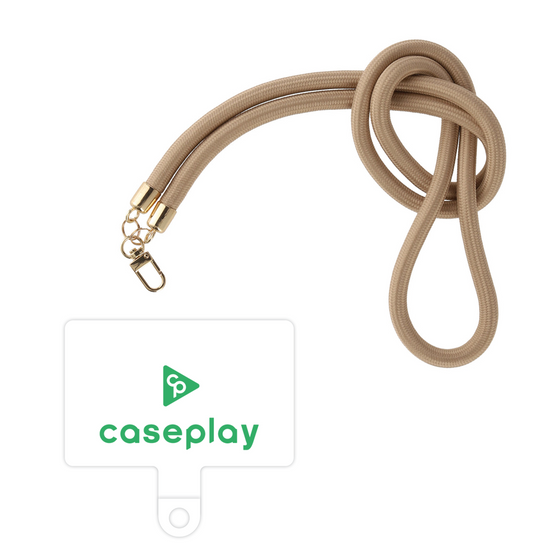 スマホショルダータグ［ オリジナル - caseplayロゴ - グリーン/D ］