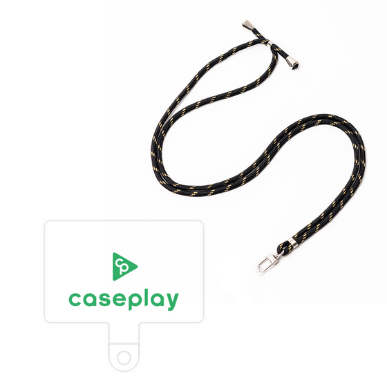 スマホショルダータグ［ オリジナル - caseplayロゴ - グリーン/D ］