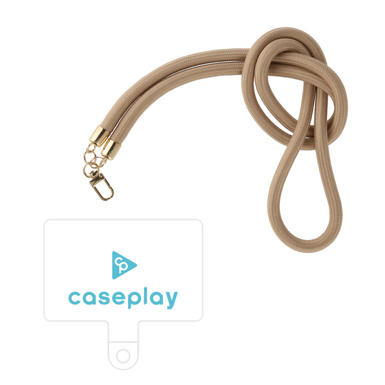 スマホショルダータグ［ オリジナル - caseplayロゴ - ライトブルー/D ］