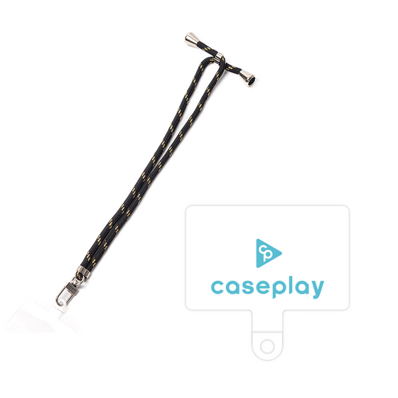 スマホショルダータグ［ オリジナル - caseplayロゴ - ライトブルー/D ］