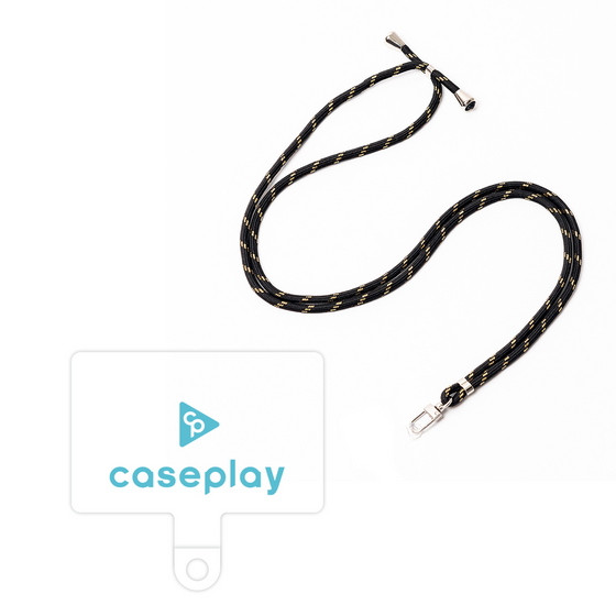 スマホショルダータグ［ オリジナル - caseplayロゴ - ライトブルー/D ］