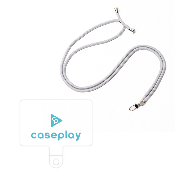 スマホショルダータグ［ オリジナル - caseplayロゴ - ライトブルー/D ］