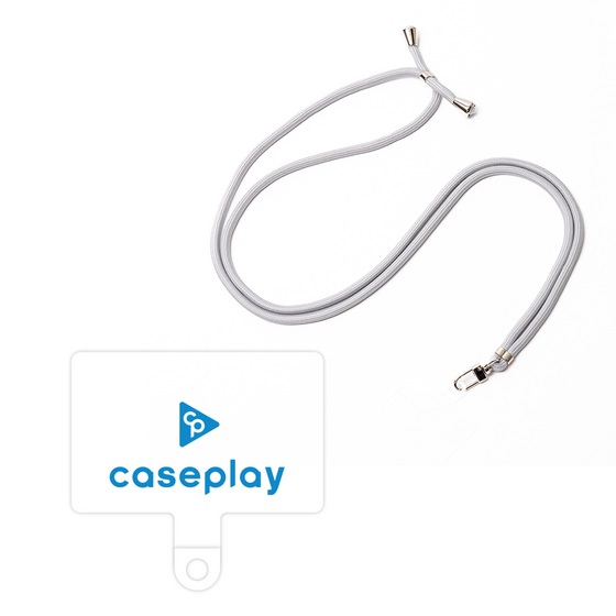 スマホショルダータグ［ オリジナル - caseplayロゴ - ブルー/D ］