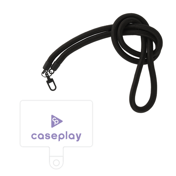 スマホショルダータグ［ オリジナル - caseplayロゴ - パープル/D ］