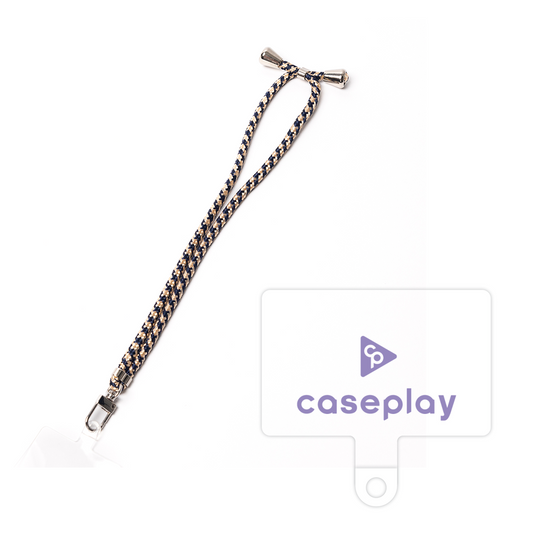 スマホショルダータグ［ オリジナル - caseplayロゴ - パープル/D ］