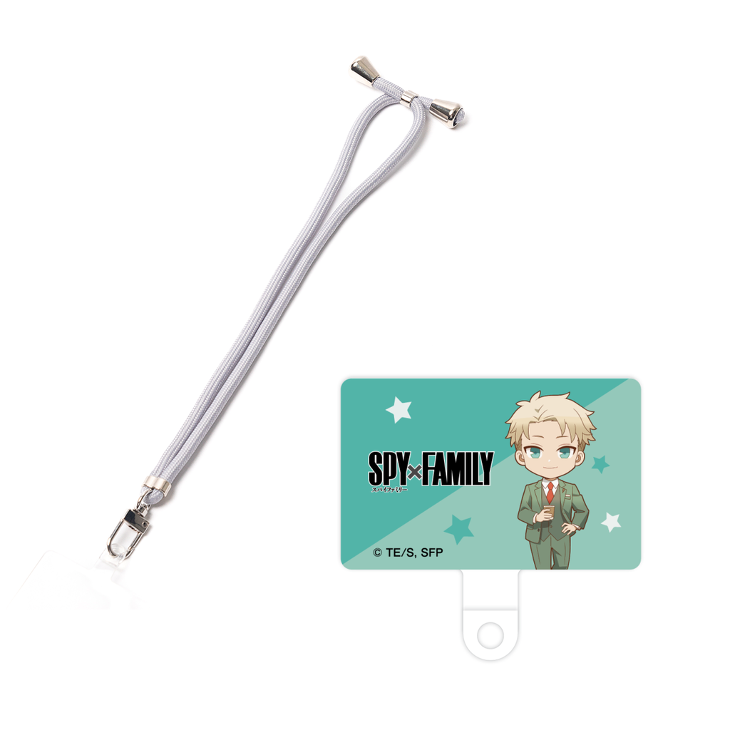 スマホハンドストラップ(細) - グレー - SPY×FAMILY - ロイド・フォージャー