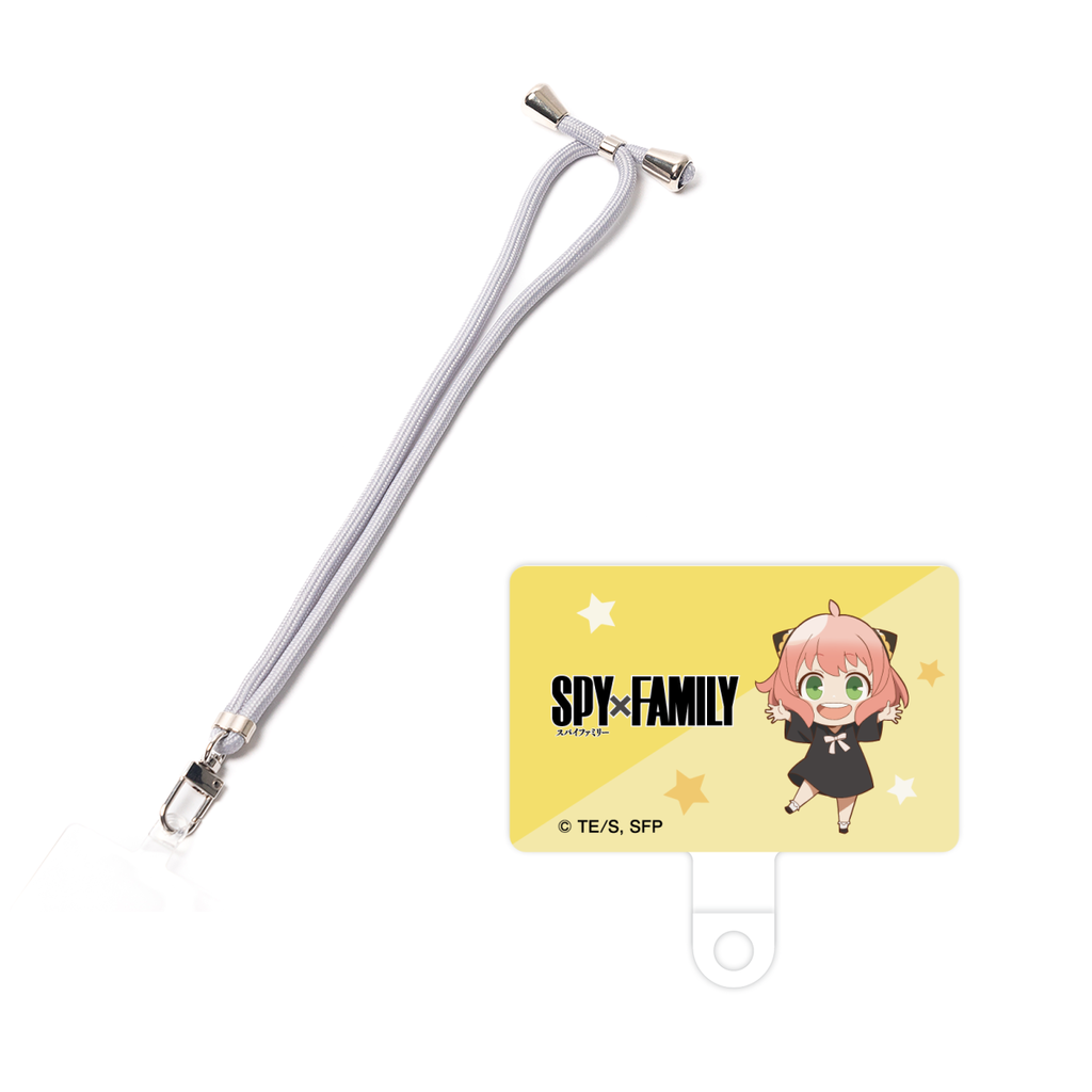 スマホハンドストラップ(細) - グレー - SPY×FAMILY - アーニャ・フォージャー