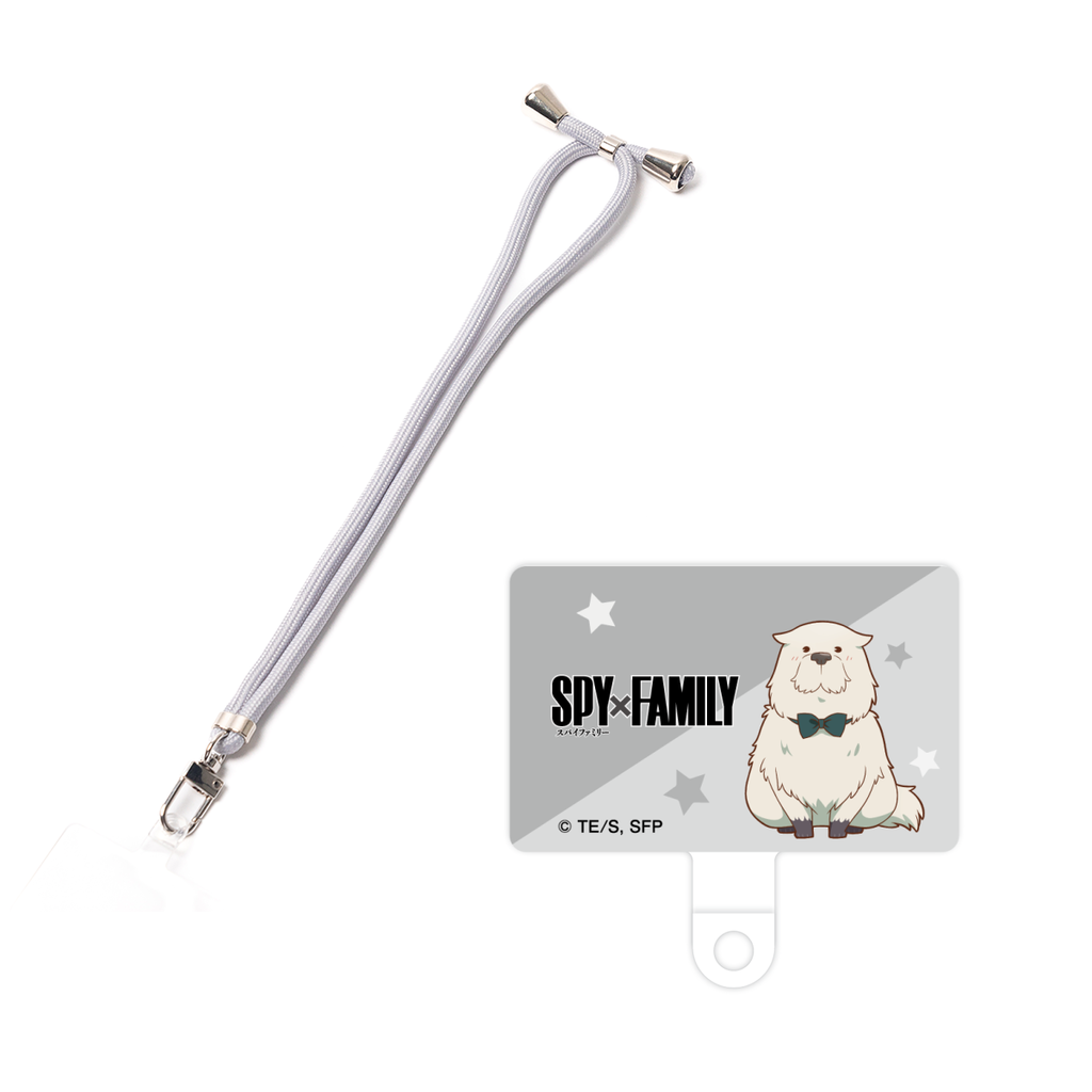 スマホハンドストラップ(細) - グレー - SPY×FAMILY - ボンド・フォージャー